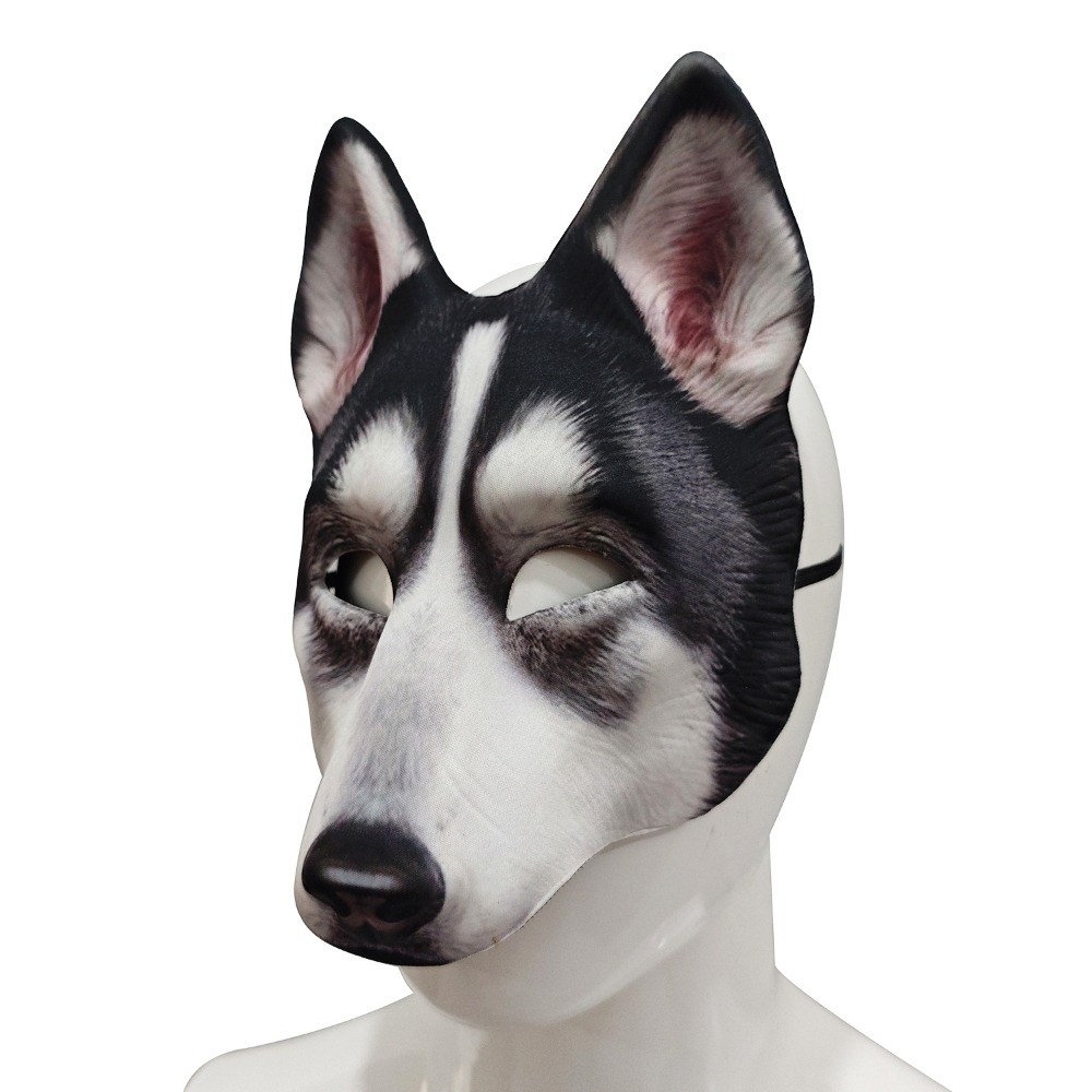 Respirator Half Face - Zabawna Maska Wilka na Halloween, Maska