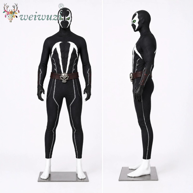 Męski kostium cosplayowy, pełn – Black Face Mask Pack recenzja i cena