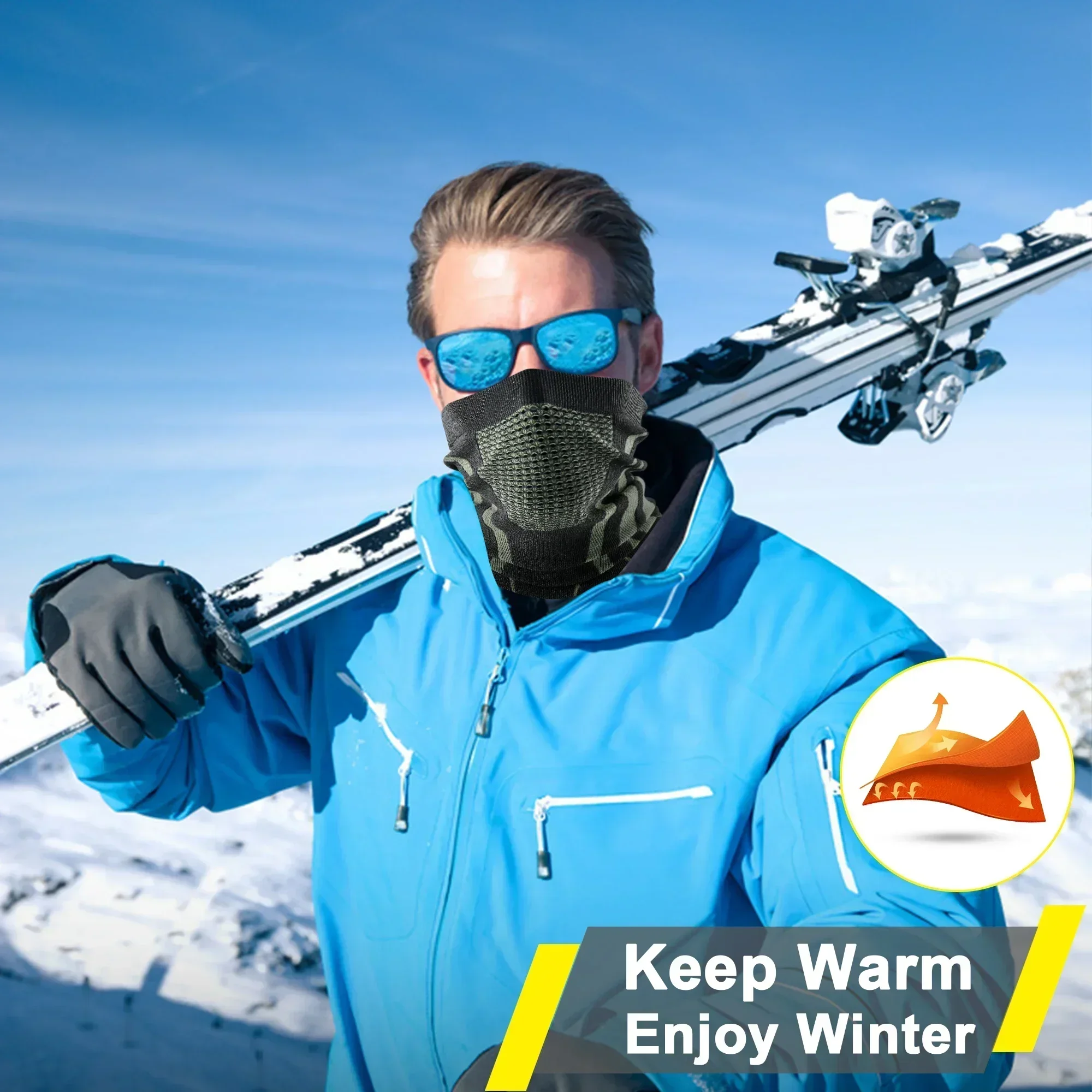 Winter Ring Tube Soft Bandana  – Respirator Half Face recenzja i cena